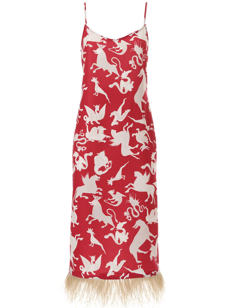 Milkwhite-Printed-Slip-Dress-With-Feathers-3