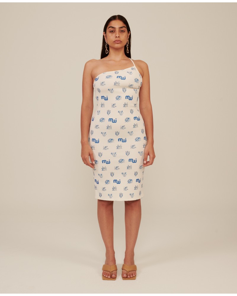 ds21-012-printed-one-shoulder-dress-monogr-shell-blue-dress-milkwhite